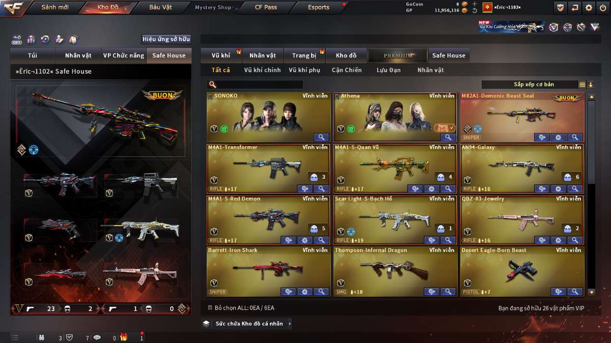 shop acc cf uy tin gia re